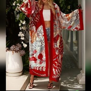 Plus Size Boho Kimono